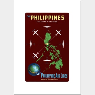 Vintage Travel Poster Philippines Posters and Art